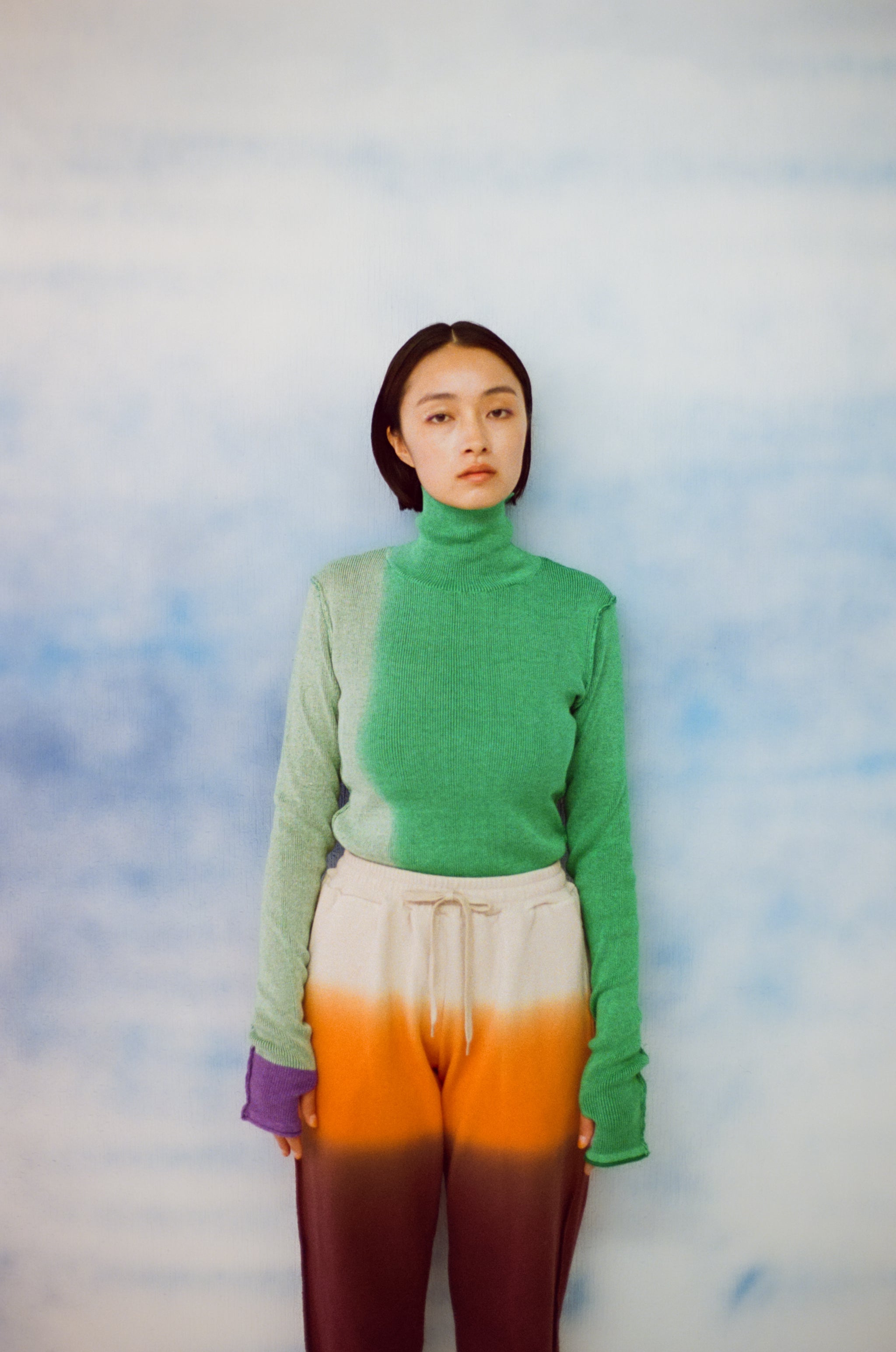 PAMM 手染めのハイネックリブニット 手染めのハイネックリブニット – pamm.officialstore