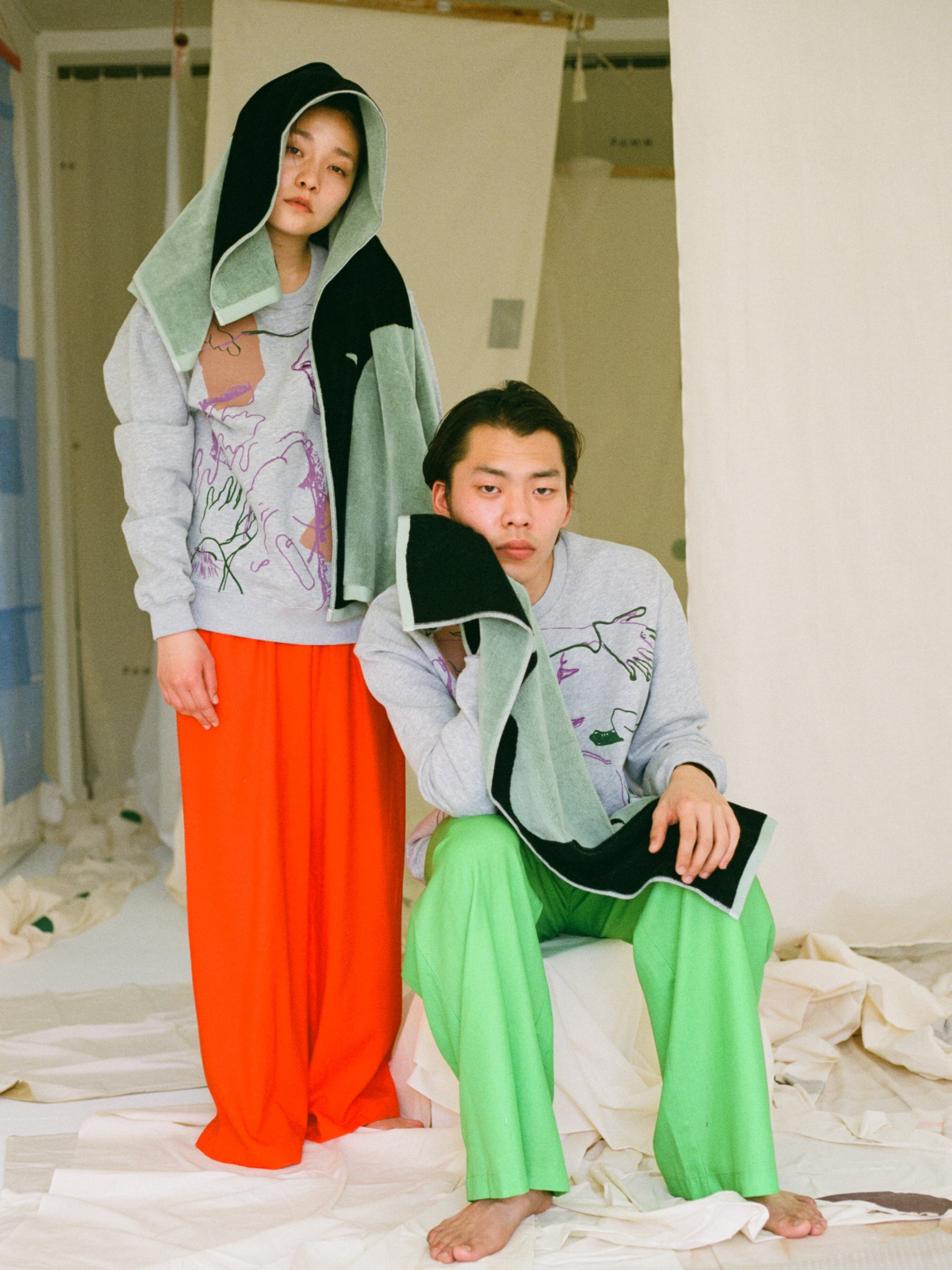 沈黙のフェイスタオル(エメラルド) – pamm.officialstore