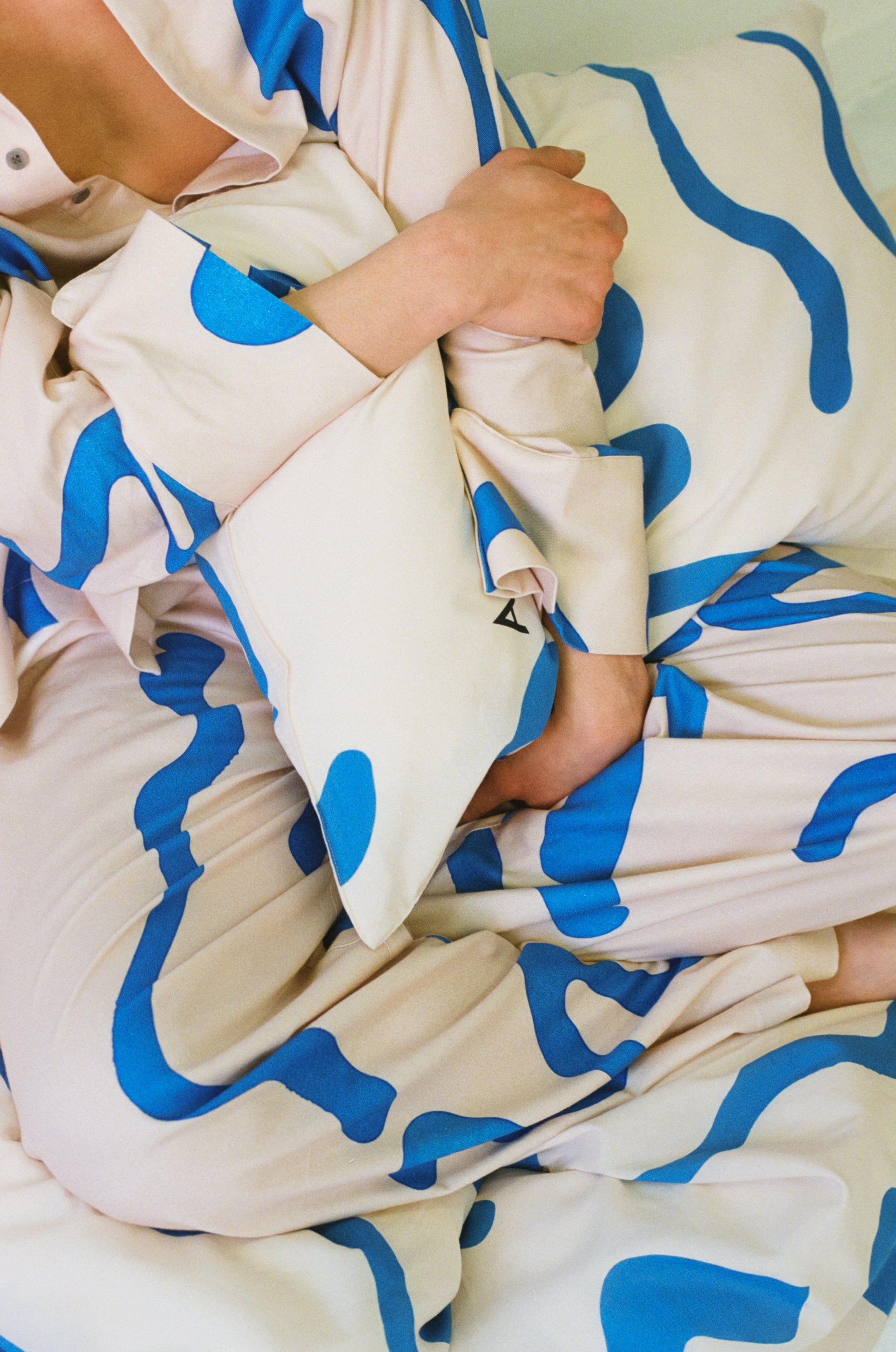 thanks sea duvet cover (ダブル)(クリーム×ブルー) – pamm