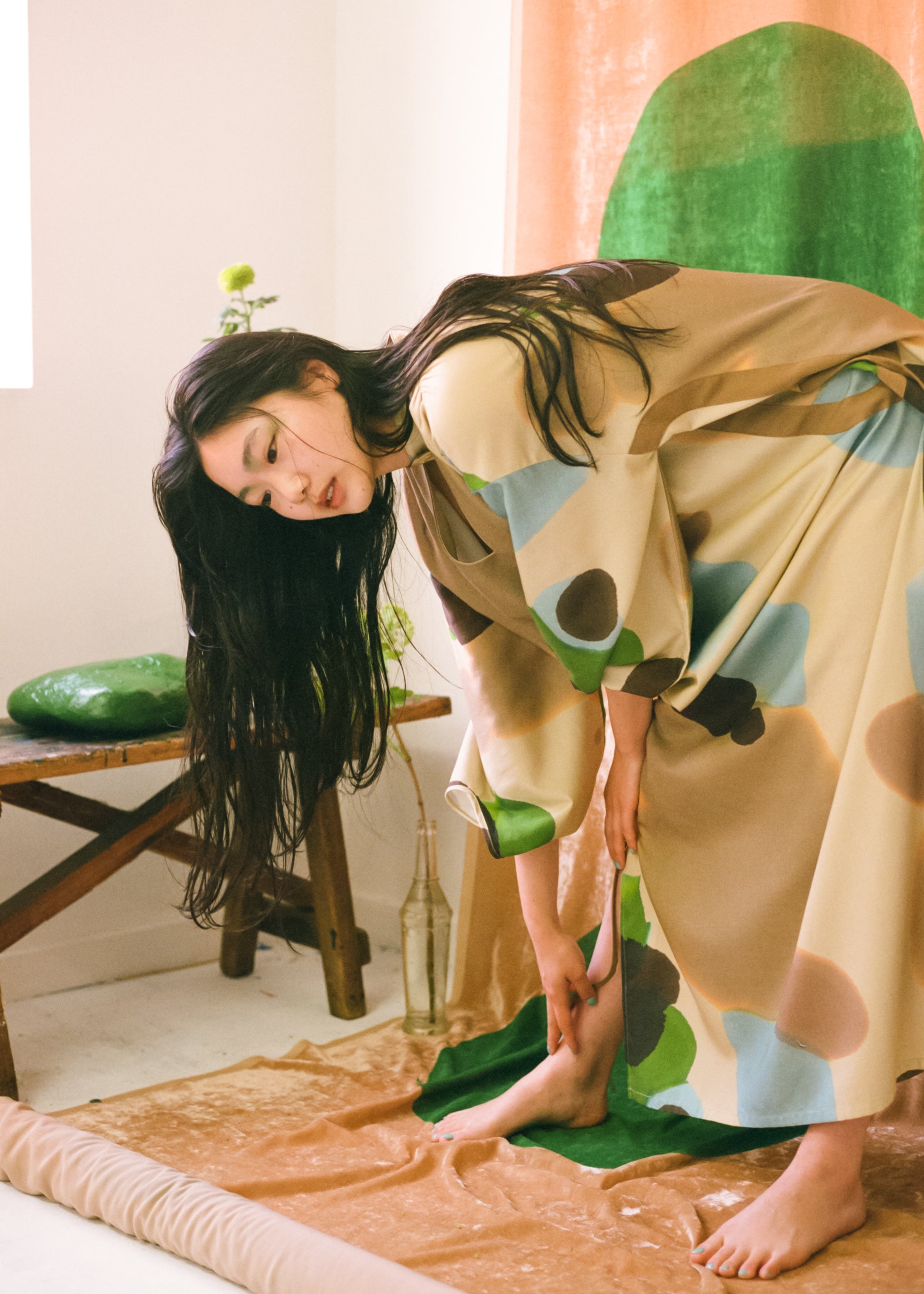 大きく描いた植物のワンピース(種) – pamm.officialstore