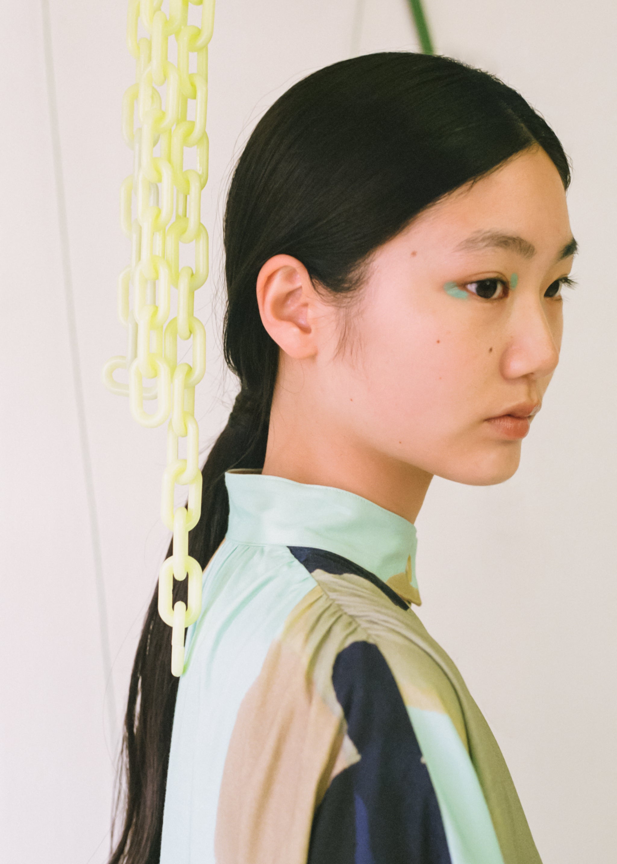 大きく描いた植物のワンピース(パンジー) – pamm.officialstore