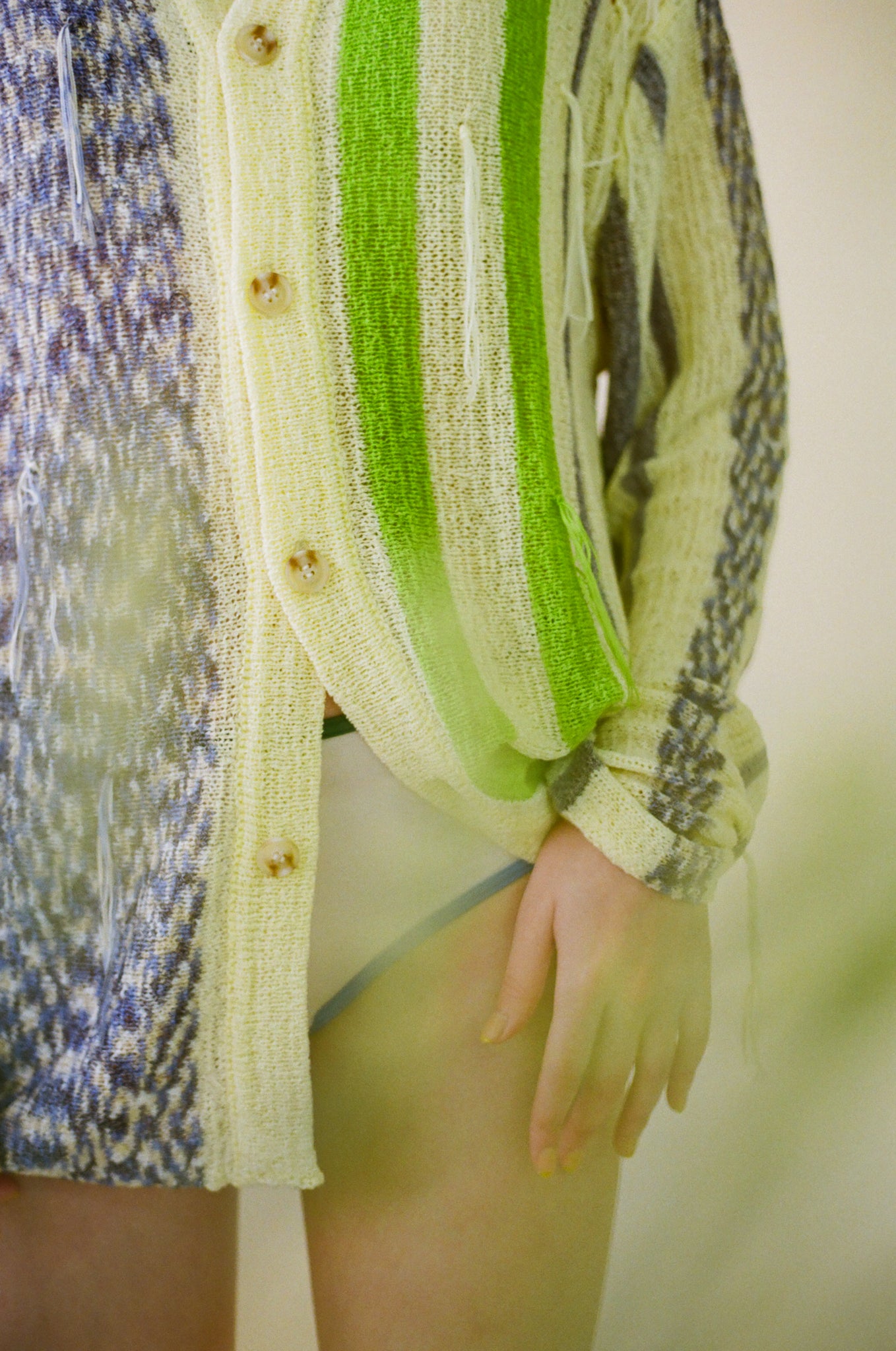 安いサイト 《美品》TODAYFUL Uneck Hand Knit Uネックハンドニット