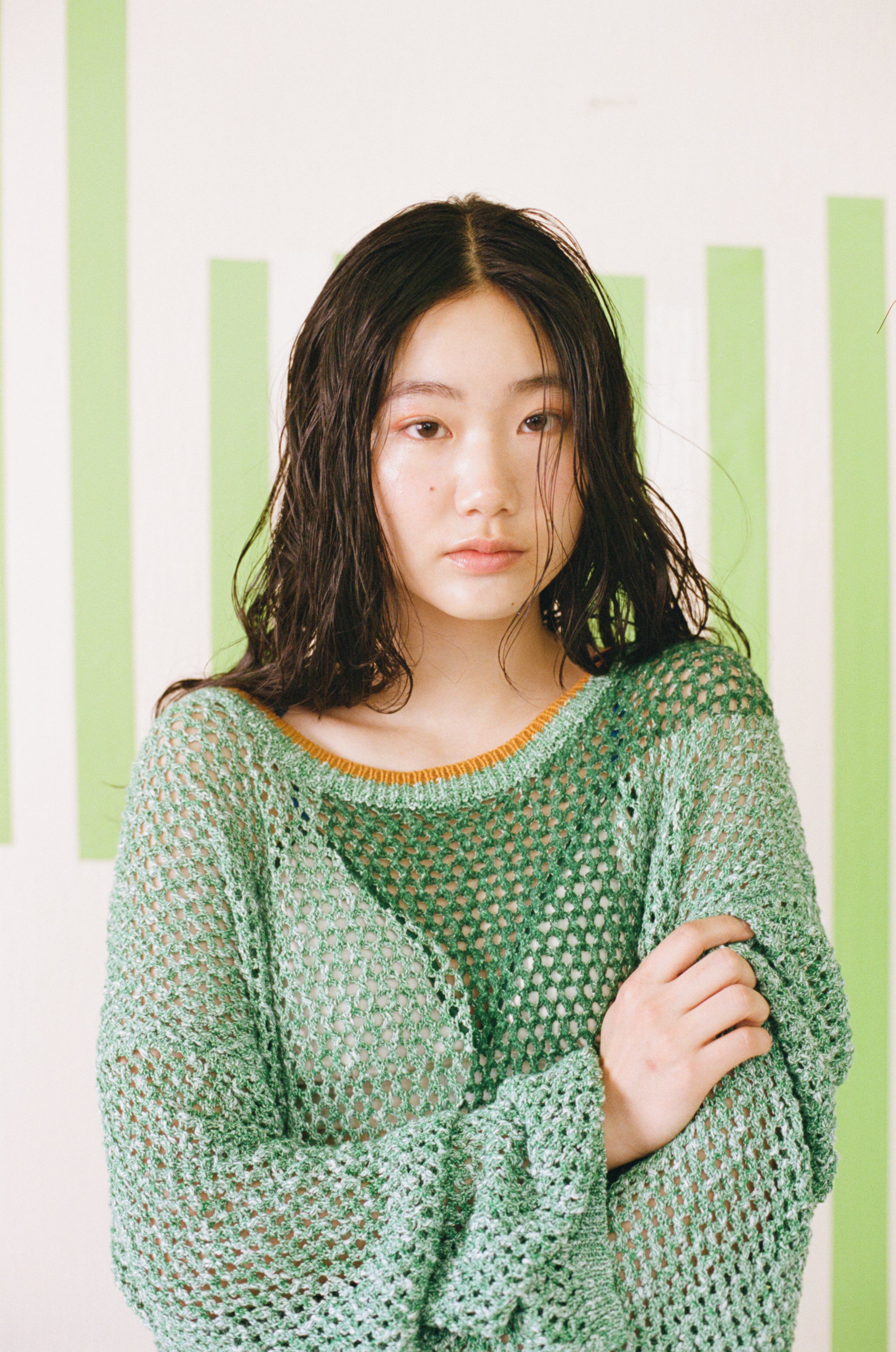 寛大なインテリアのメッシュニット – pamm.officialstore