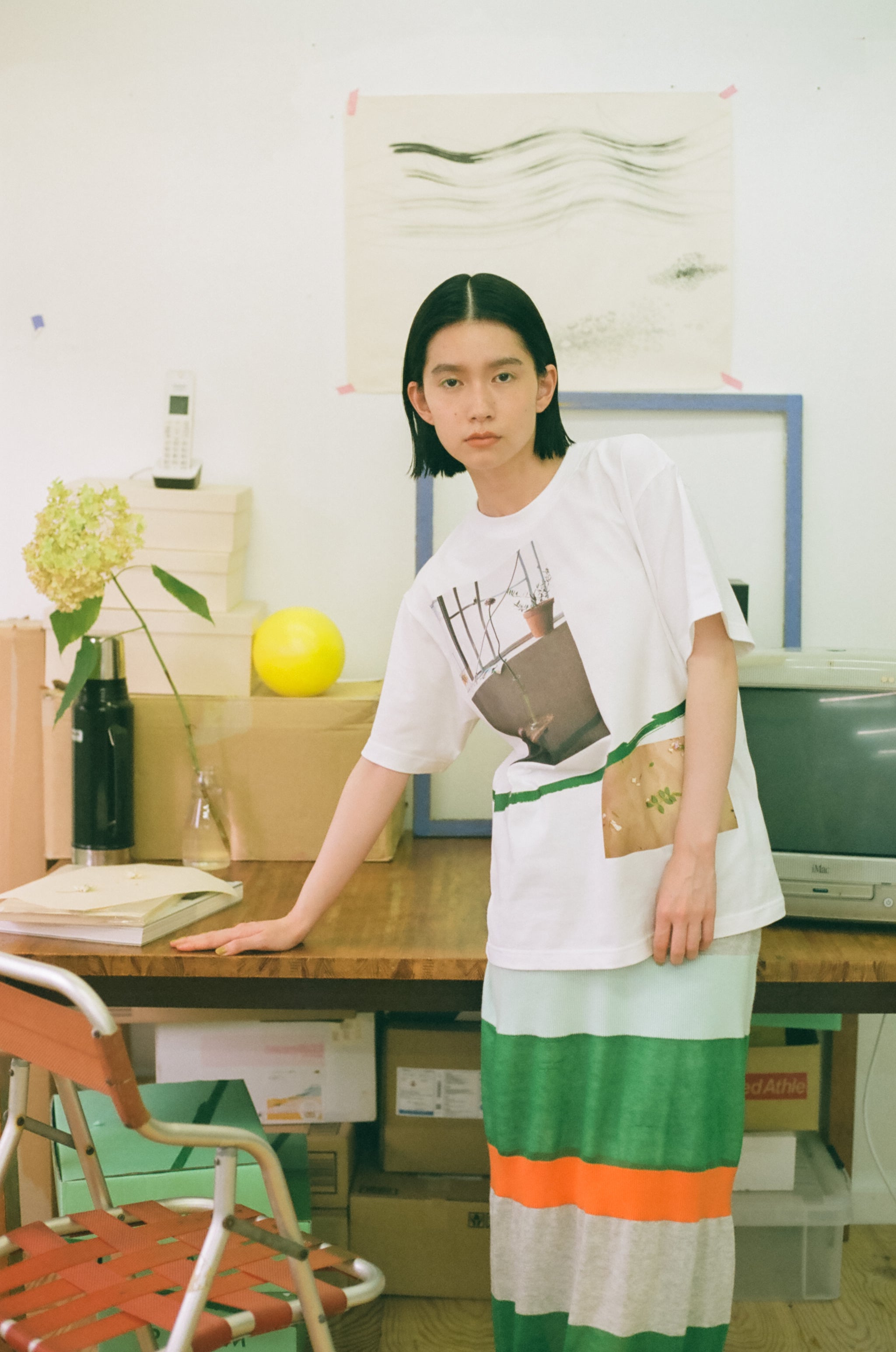 窓際のTシャツ　PAMM Mサイズ 窓際のTシャツ – pamm.officialstore