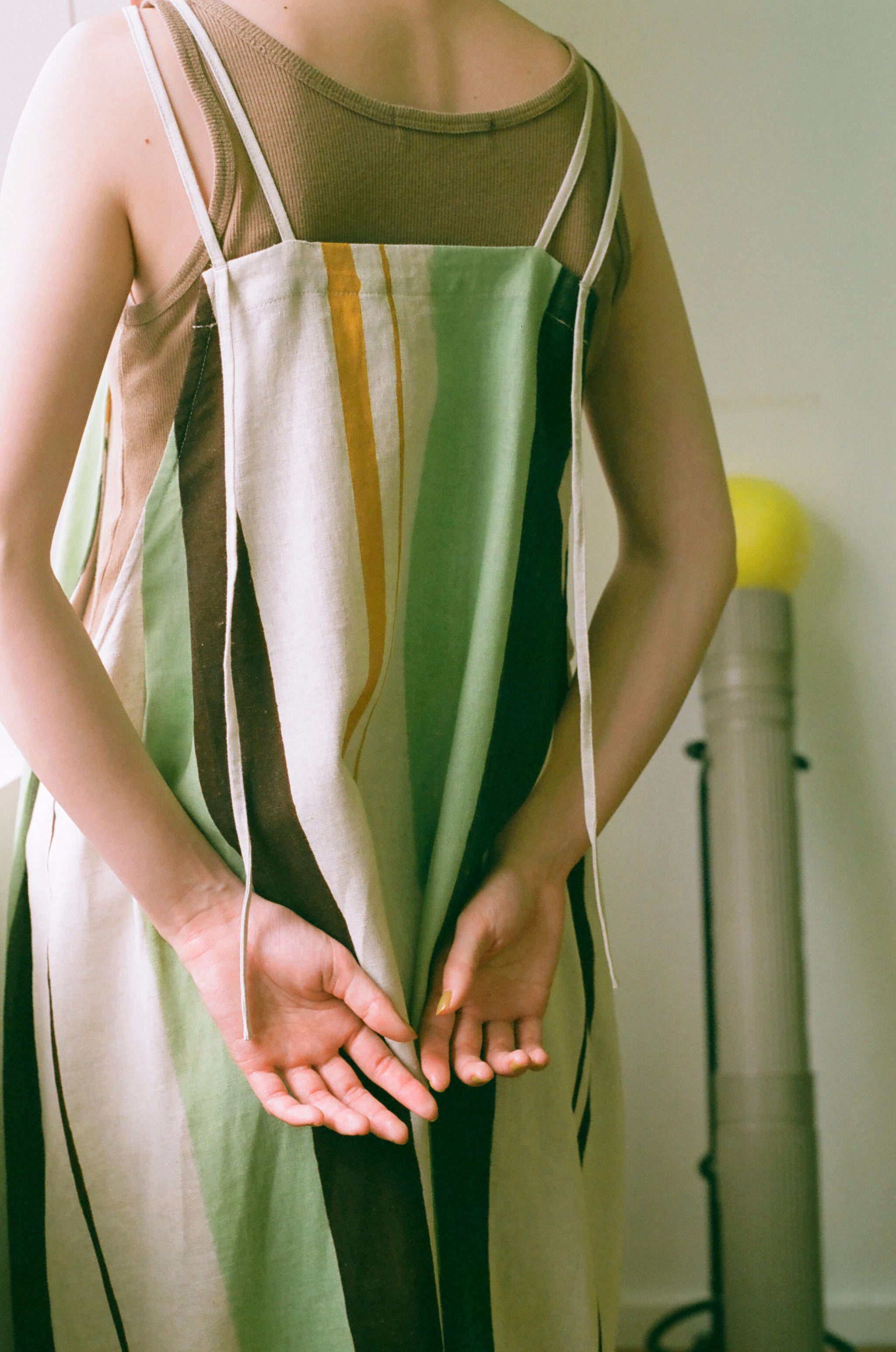 知性のストライプキャミワンピース(海中林) – pamm.officialstore